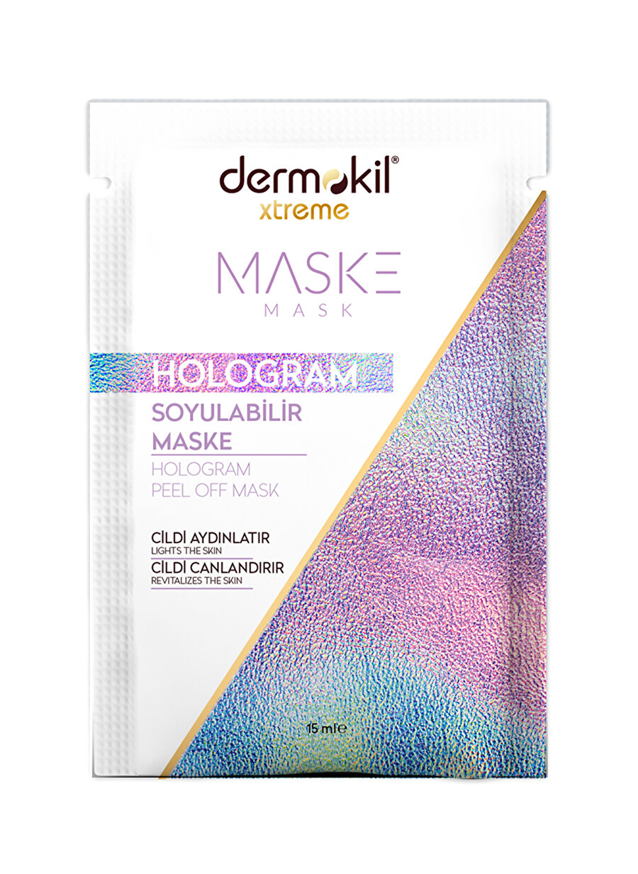 Dermokil Hologram Aydınlatıcı-Canlandırıcı Suyulabilir Maske