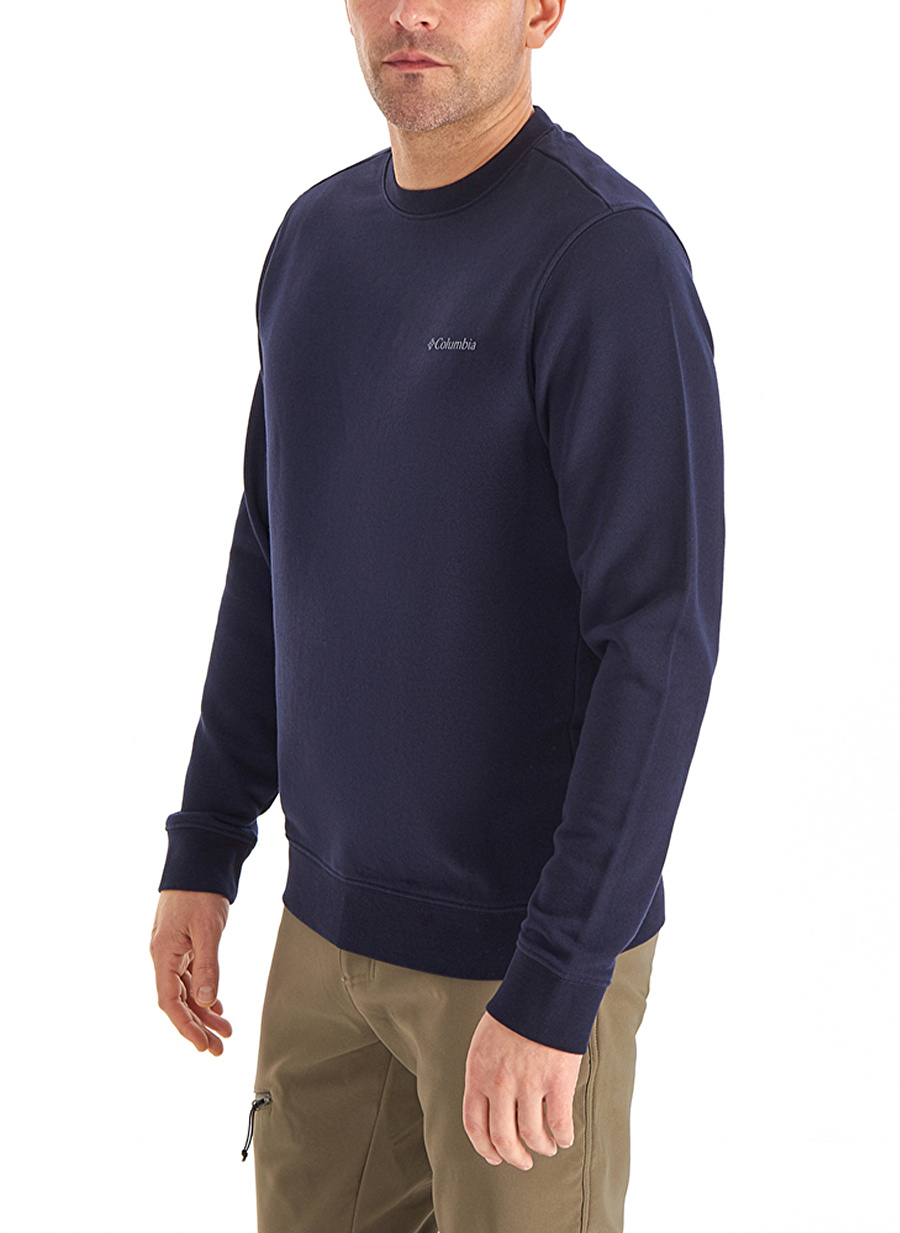 Columbia Lacivert Erkek Dik Normal Düz Sweatshirt CS0204 _1