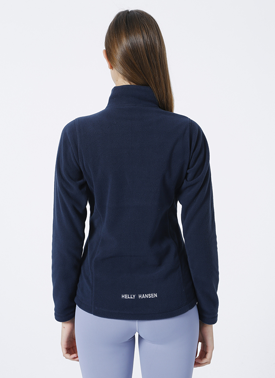 Helly Hansen Lacivert Kadın Fermuarlı Polar Sweatshırt HH SLOPE POLAR FLEECE_3