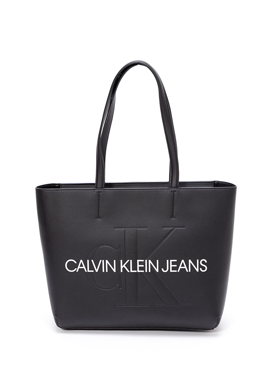 Calvin Klein K60K607464BDS Siyah Kadın Fermuarlı Omuz Çantası