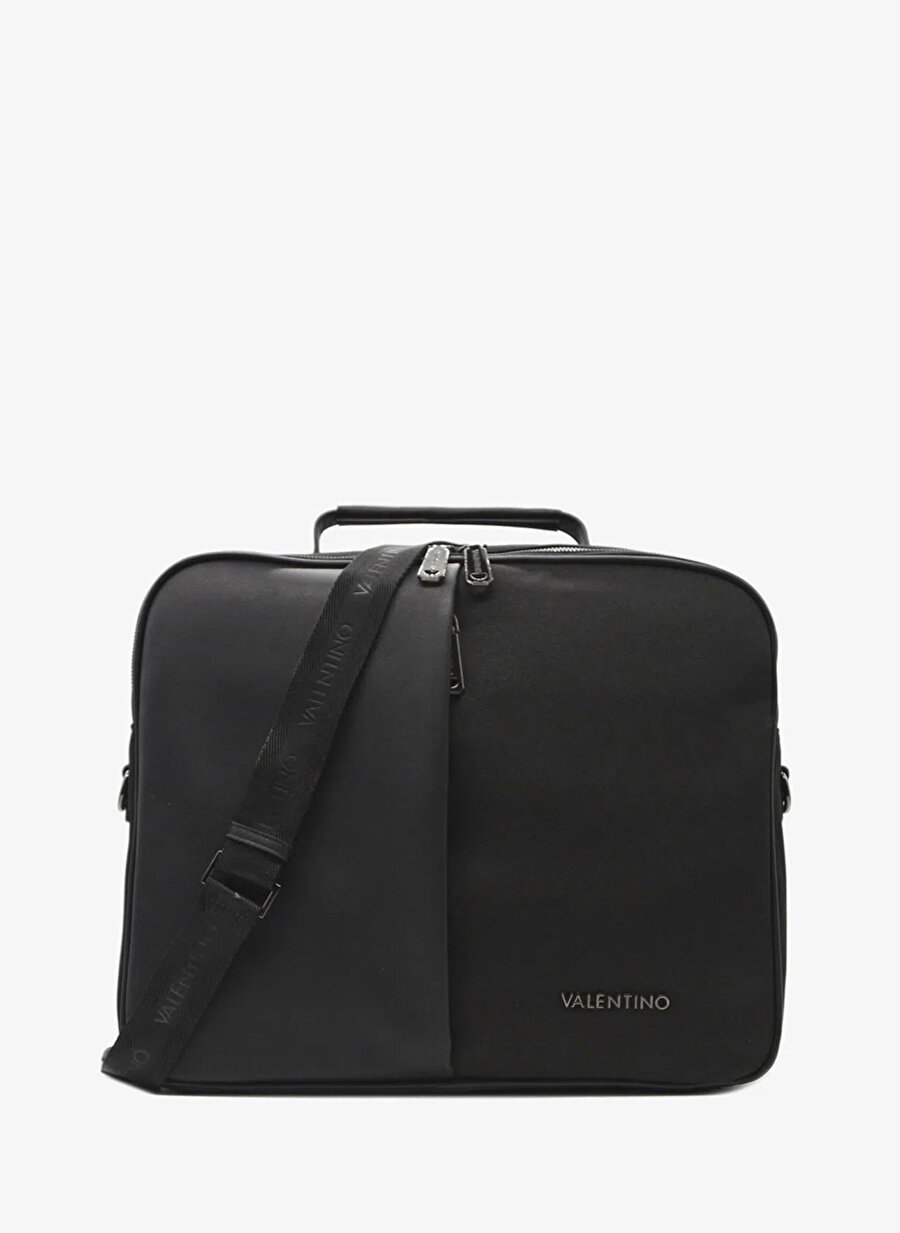Mario Valentino Siyah Fermuarlı Laptop Çantası OAK VBS5HW02