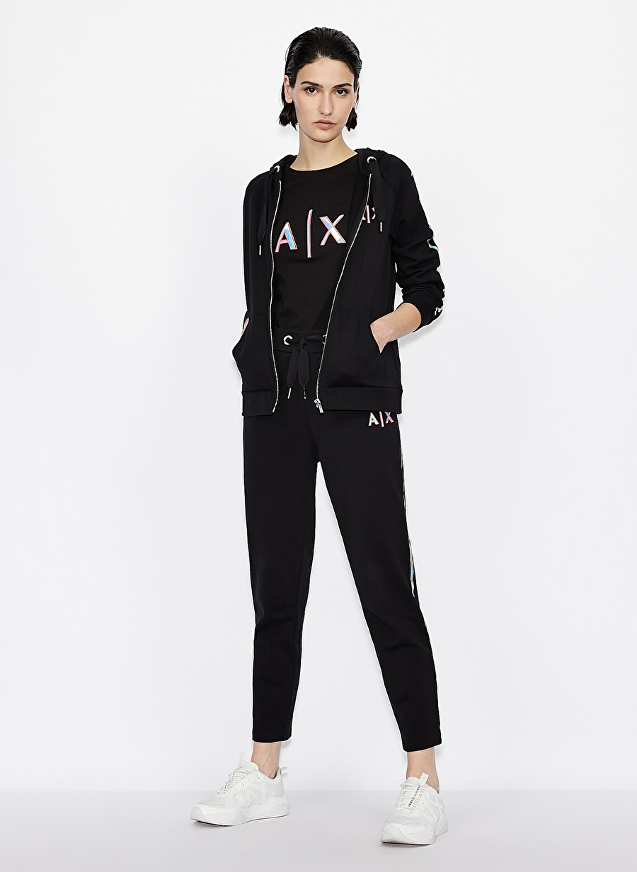 Armani Exchange Siyah Kadın Sweatshırt 6KYM66