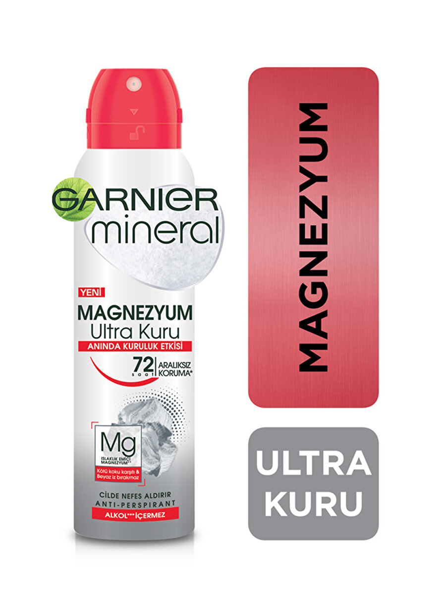 Garnier Mineral Sprey Deodorant 150 ml Magnezyum Ultra Kuru