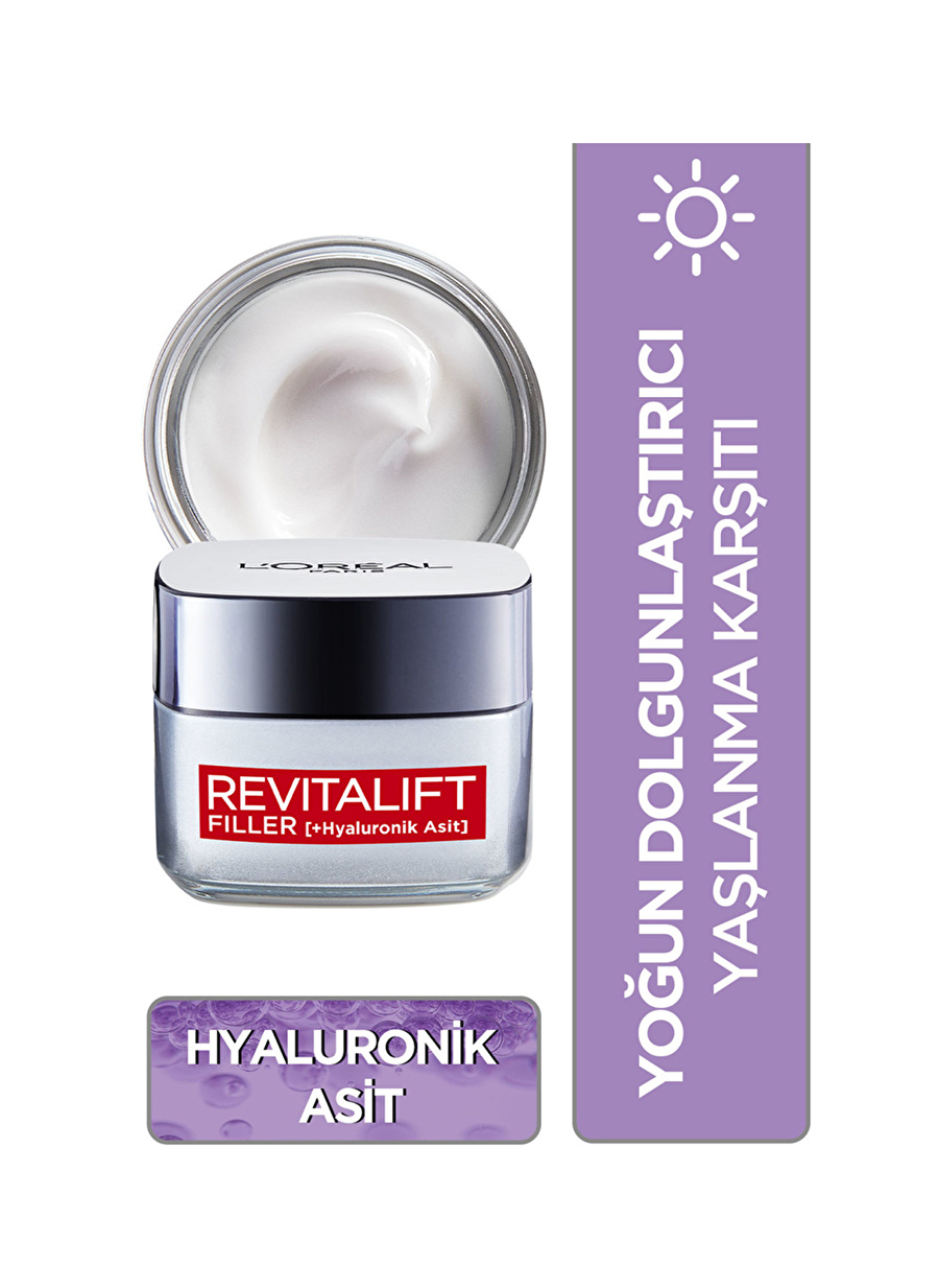 Revitalift Filler Hyaluronik Asit Yaşlanma Karşıtı Gündüz Kremi 50ml