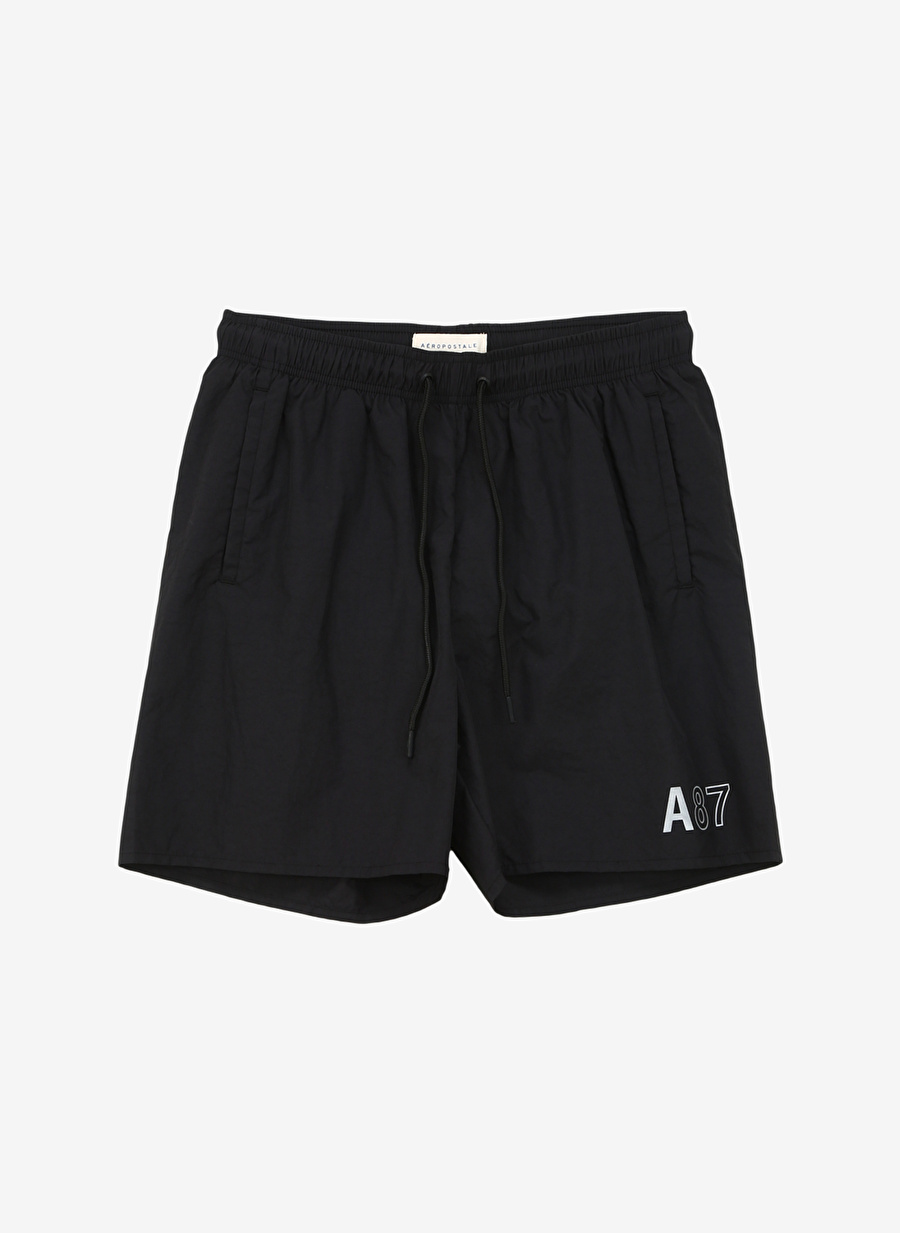 Aeropostale Siyah Erkek Şort Mayo AEROSWIMSHORT06