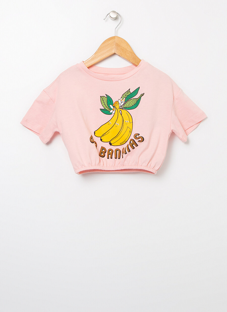 Limon Limon Nana Gırl Bisiklet Yaka Standart Fit Kız Çocuk T-Shirt T-Shirt