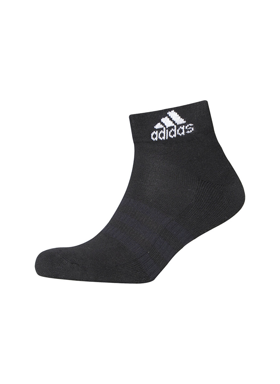 Adidas Siyah - Gri - Beyaz Unisex Çorap DZ9364 CUSH ANK 3PP