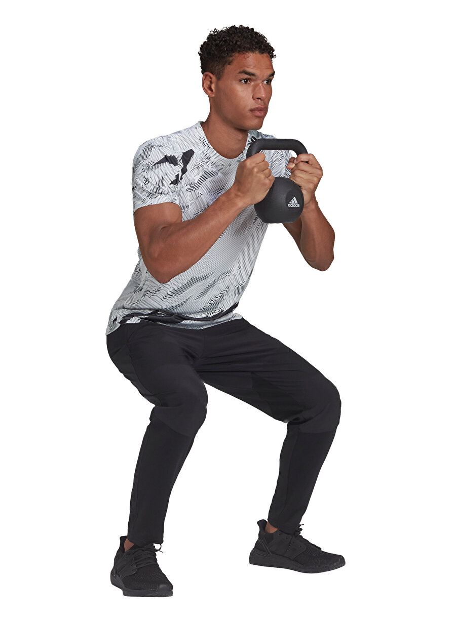 Adidas Ha6365 M Training Pant Normal Bel Düz Siyah Erkek Eşofman Altı