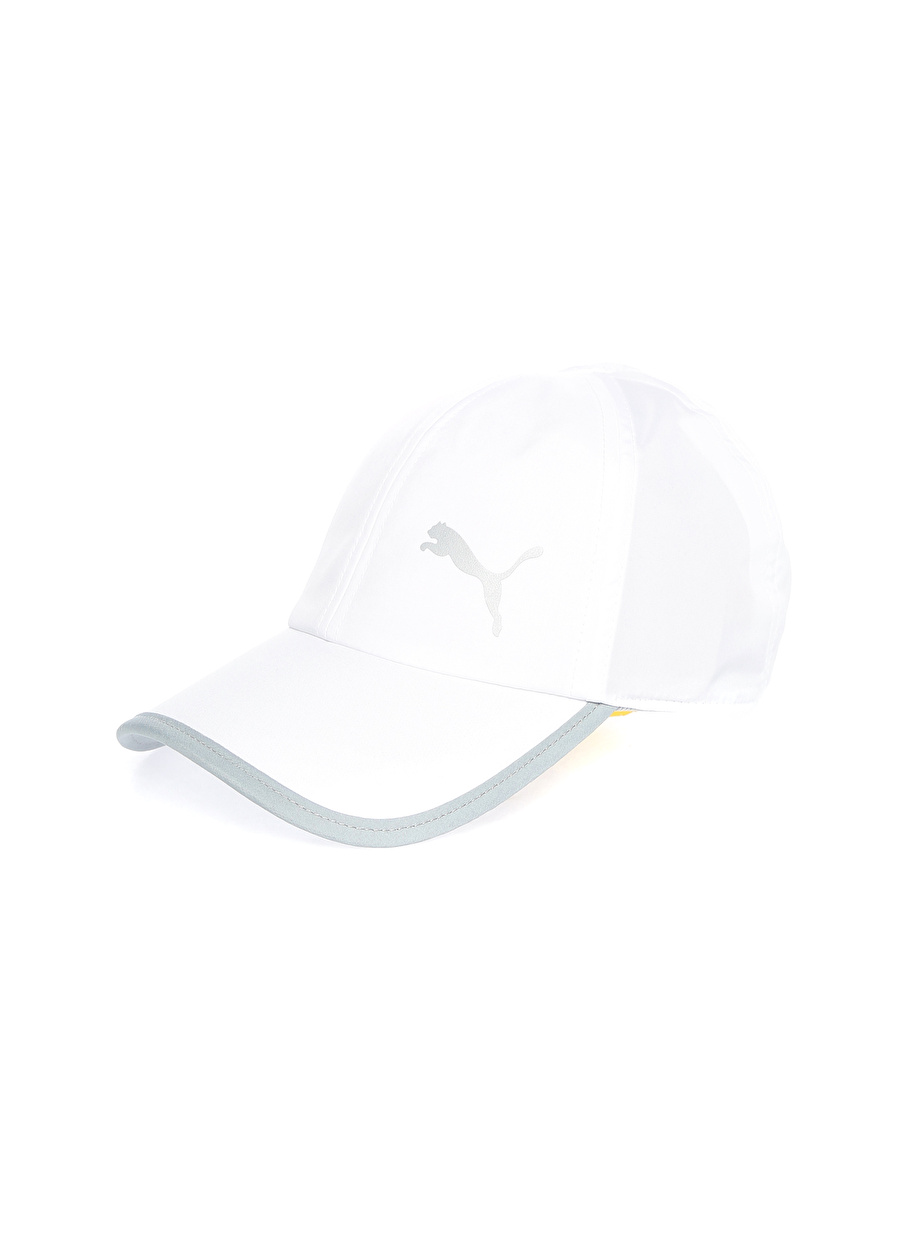 Puma 02232504 Ess Running Cap     Beyaz Unisex Şapka_1