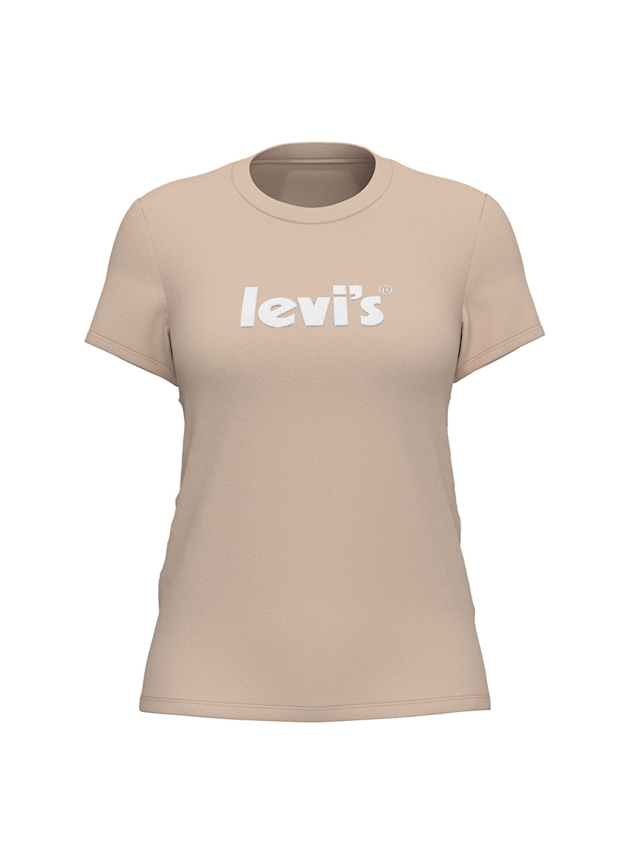 Levis  Lse The Perfect Tee Lse Seasonal P Bisiklet Yaka  Regular Fit  Kırmızı Kadın T-Shirt