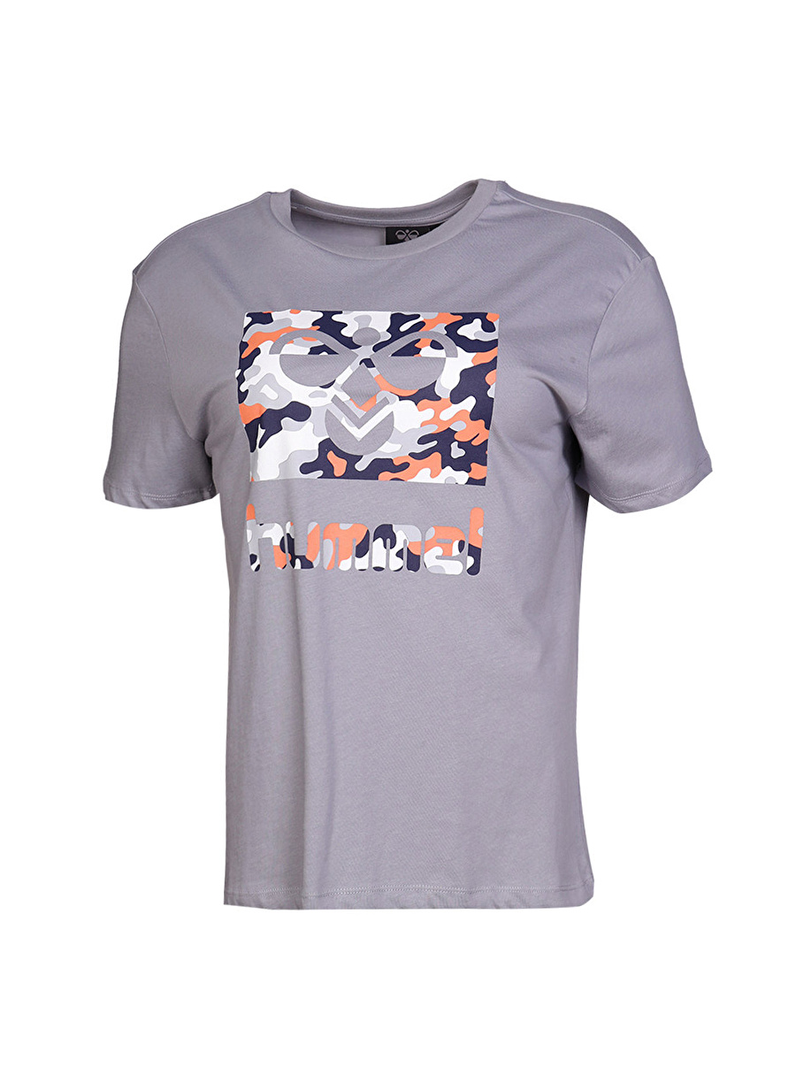 Hummel BERTA Gri Kadın T-Shirt 910885-2048