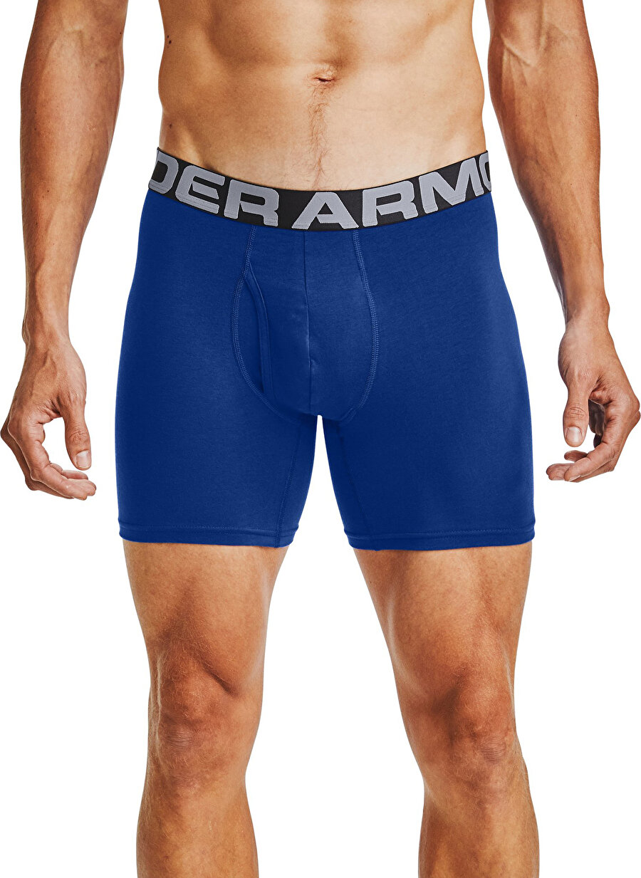 Under Armour 1363617 Ua Charged Cotton 6In3 Pack Mavi Erkek Boxer