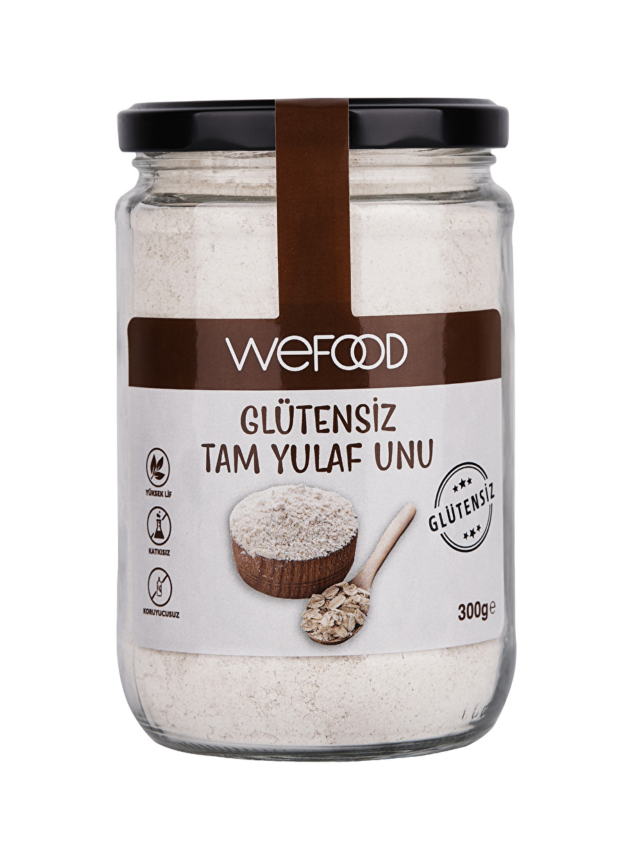 Wefood Glütensiz Tam Yulaf Unu - 300 Gr