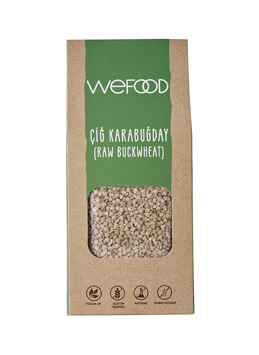 Wefood Glütensiz Çiğ Karabuğday - 500 Gr