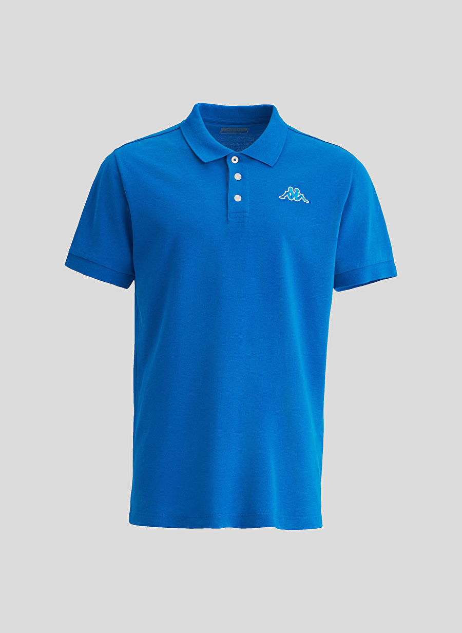 Kappa Düz Mavi Erkek Polo T-Shirt 361D3EWD39 M LOGO MALTAX 2 MSS