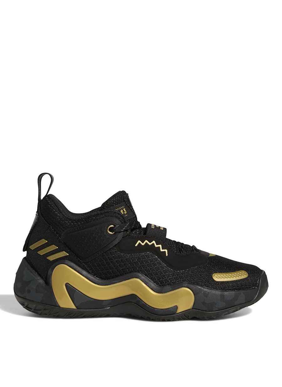 Adidas GY2844 D.O.N. Issue 3 J Siyah - Sarı Erkek Çocuk Basketbol Ayakkabısı