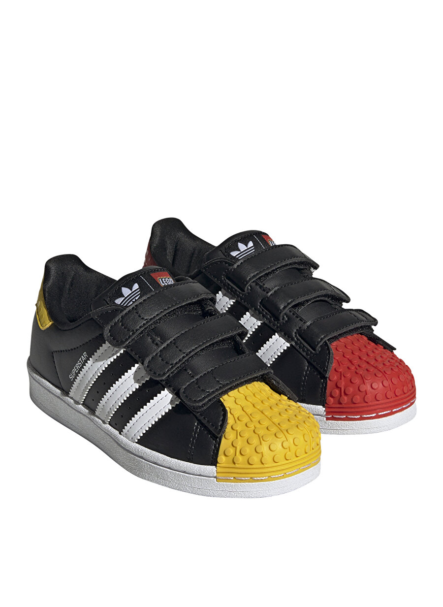 Adidas Siyah - Beyaz Erkek Çocuk Yürüyüş Ayakkabısı - GX3383 Superstar Cfc