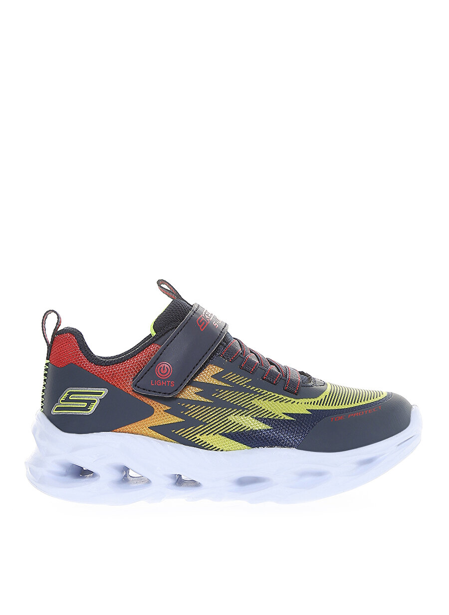 Skechers 400600L Nvmt S Lights-Vortex-Flash Çok Renkli Erkek Yürüyüş Ayakkabısı