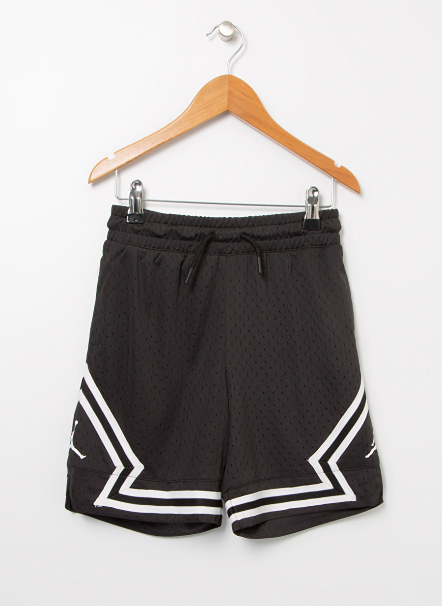 Nike Çocuk Siyah Bağlamalı Şort 95B136-023 JDB AIR DIAMOND SHORT