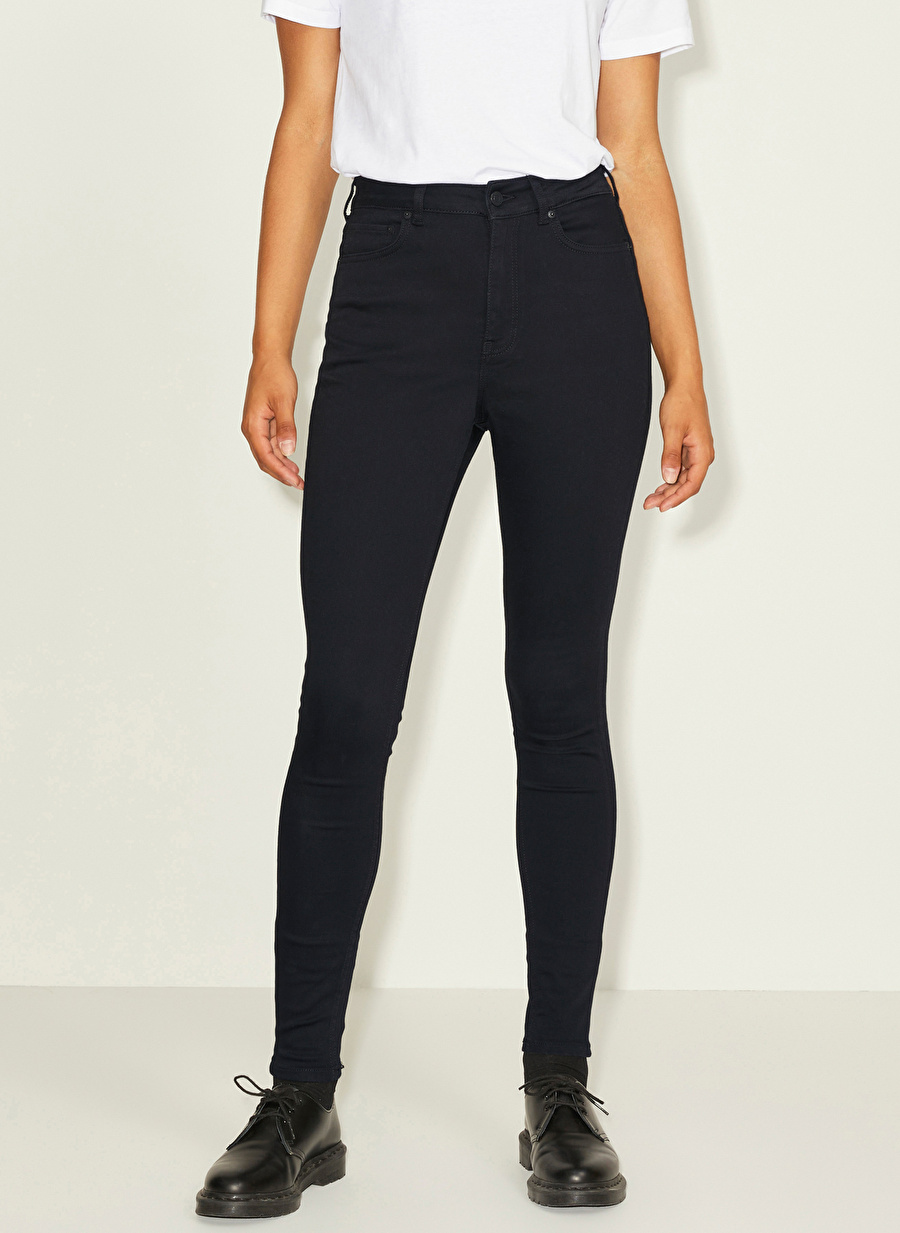 JJXX  Skinny Fit Siyah Kadın Denim Pantolon JXVIENNA SKINNY HW CS1003 NOOS