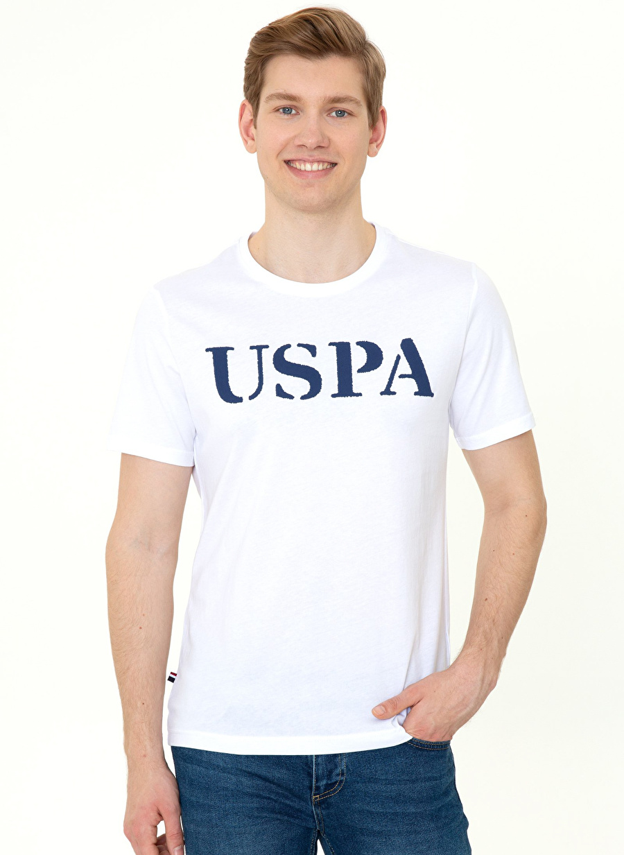 U.S. Polo Assn. Polo Yaka Beyaz Erkek Polo T-Shirt GEARTIY022