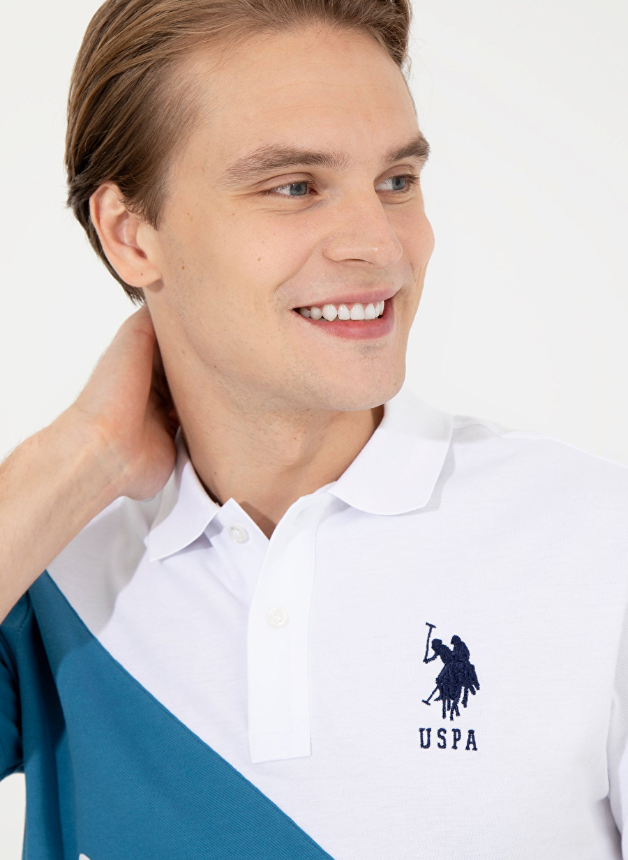 U.S. Polo Assn. Petrol Erkek Polo T-Shirt T-MADISON