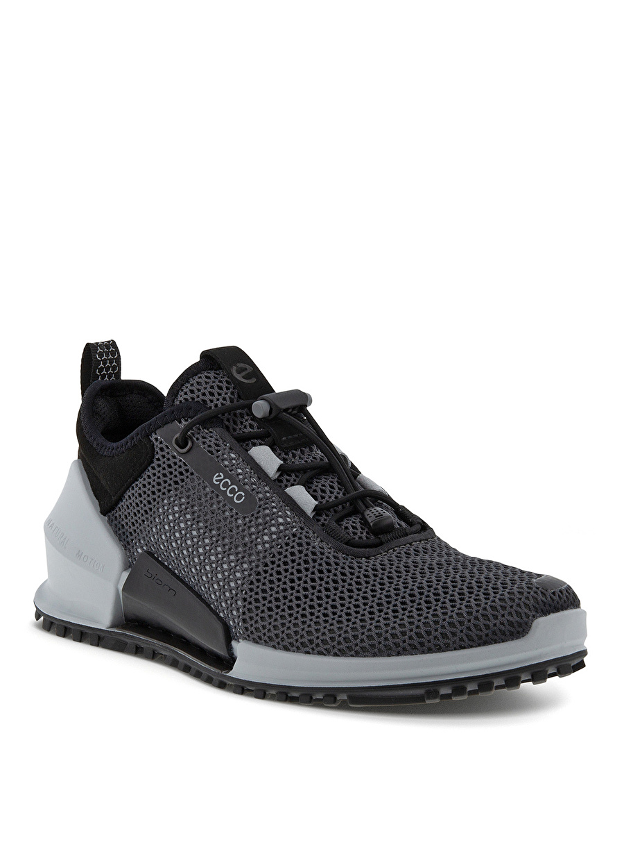 Ecco 80067351252 Tekstil Gri - Siyah Kadın Sneaker