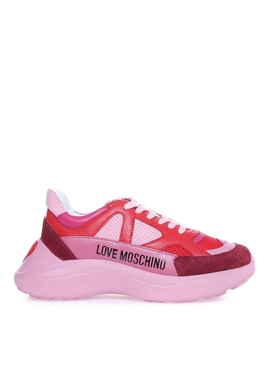 Love Moschino Pembe Kadın Yüksek Taban Sneaker JA15306G1E