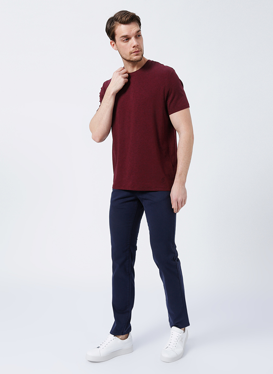 Privé 4BX012220003 Normal Bel Slim Fit Açık Lacivert Erkek Pantolon