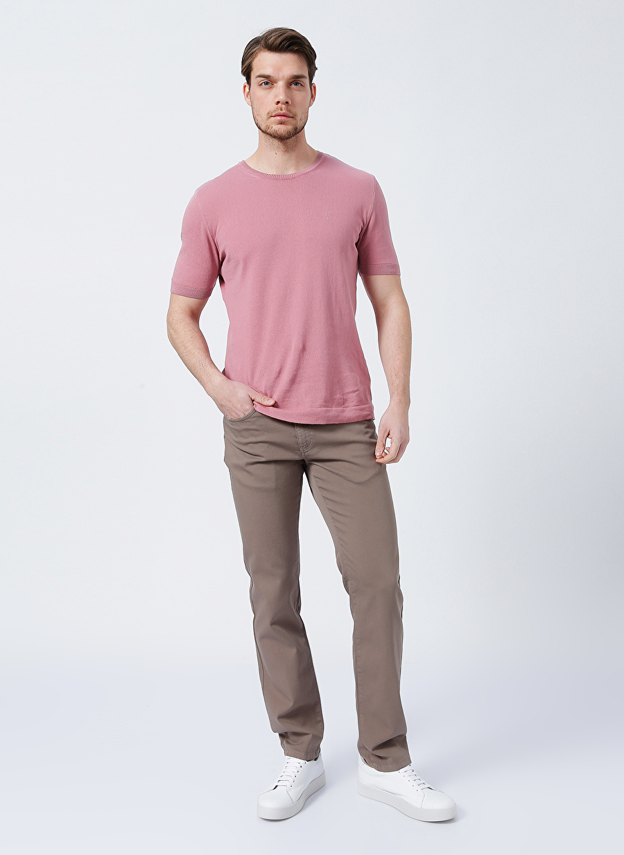 Privé 4BX012220004 Normal Bel Slim Fit Vizon Erkek Pantolon