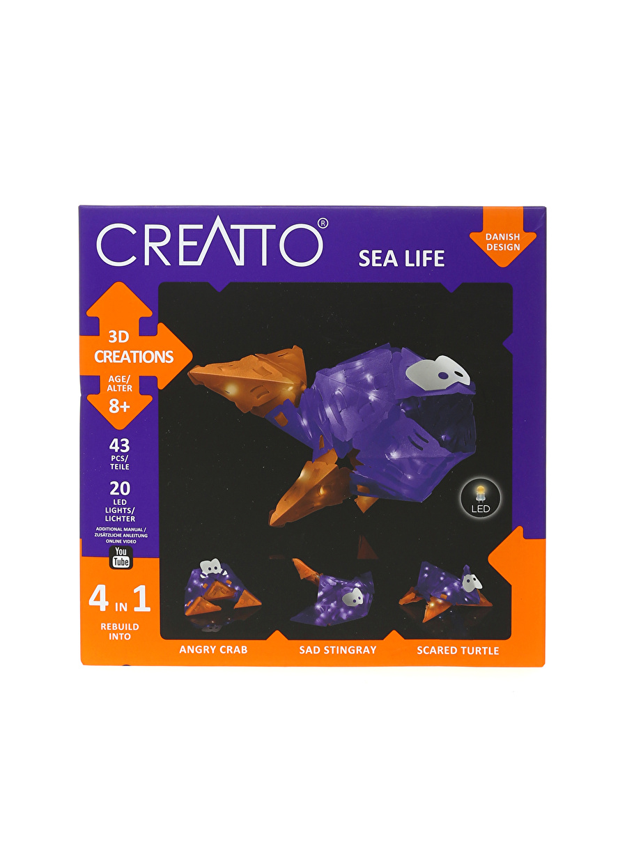 Junoo Çok Renkli Çocuk Oyuncak Araç Creatto Sea Life Aydınlatma