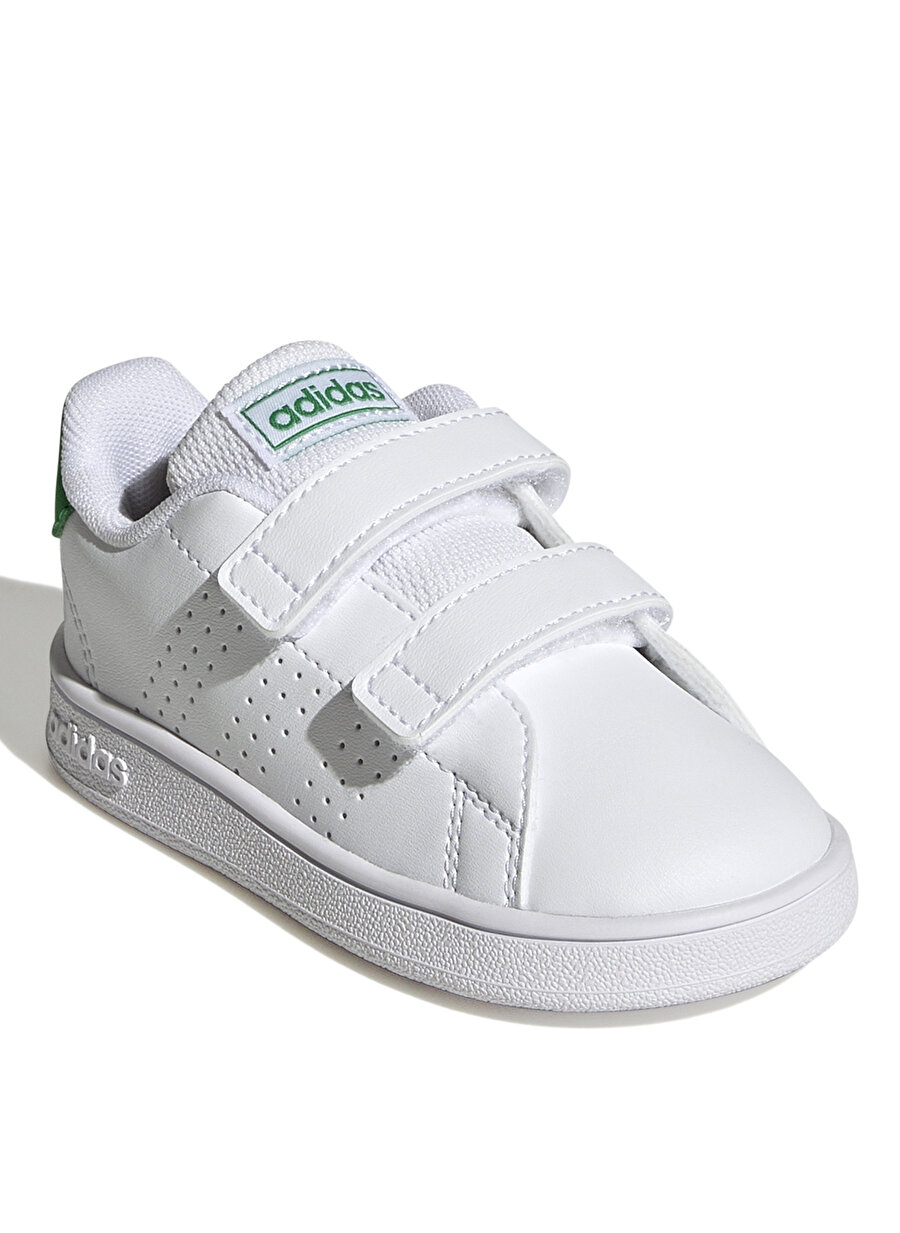 Adidas Beyaz - Yeşil Bebek Yürüyüş Ayakkabısı GW6500 ADVANTAGE CF I