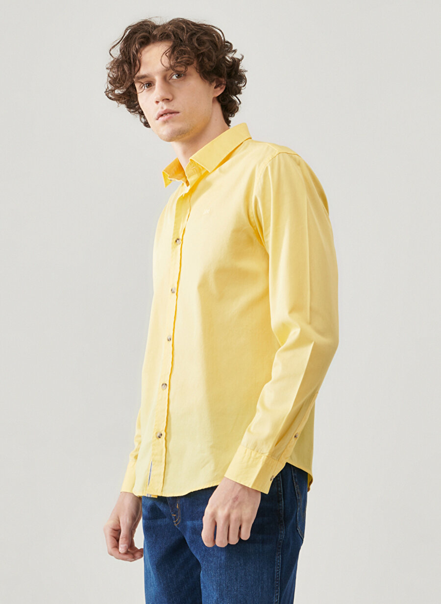 Lee Sarı Erkek Gömlek LS Gömlek