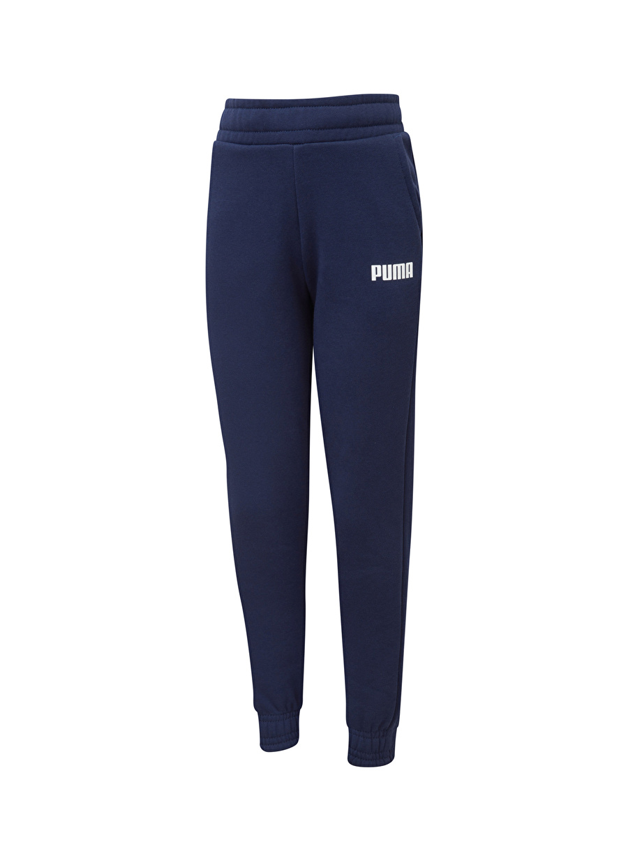 Puma Lacivert Erkek Çocuk Lastikli Uzun Düz Eşofman Altı Boys ESS Sweat Pants Fl cl