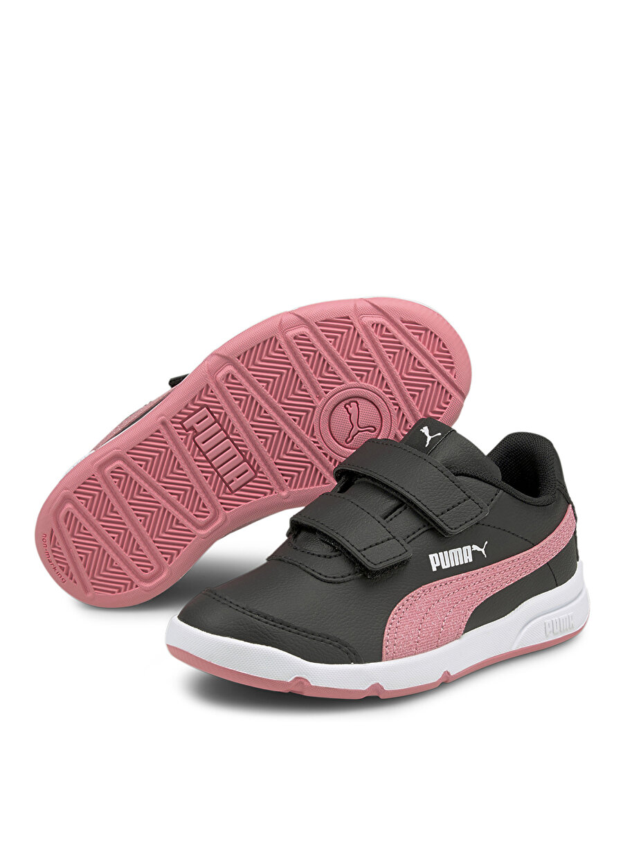 Puma Siyah Kız Çocuk Yürüyüş Ayakkabısı Stepfleex2 SLVE GlitzFS V PS