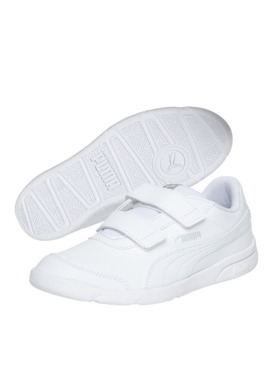 Puma Beyaz Erkek Çocuk Yürüyüş Ayakkabısı 19011401 Stepfleex 2 SL V PS