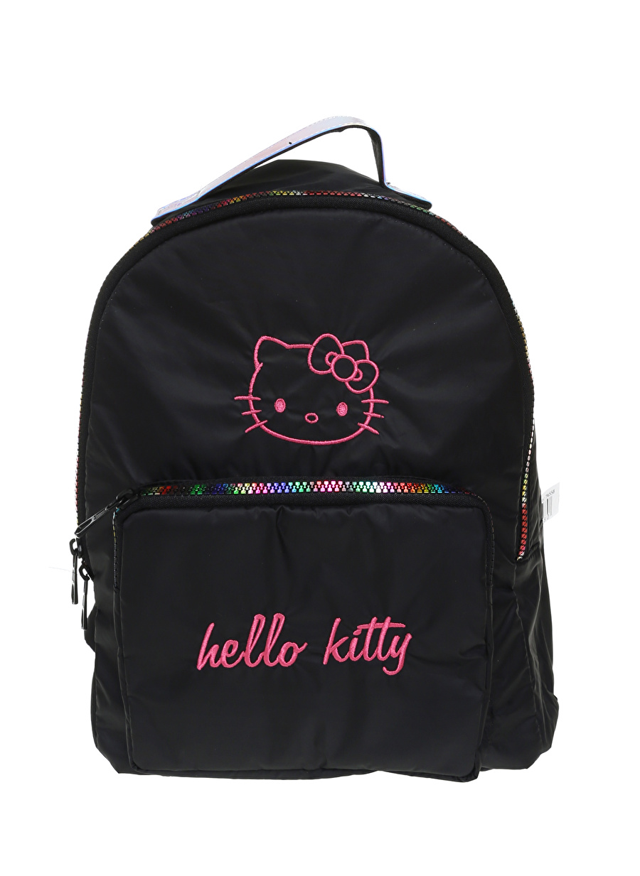 OVER-Q Siyah Kız Çocuk Sırt Çantası HELLO KITTY 76558