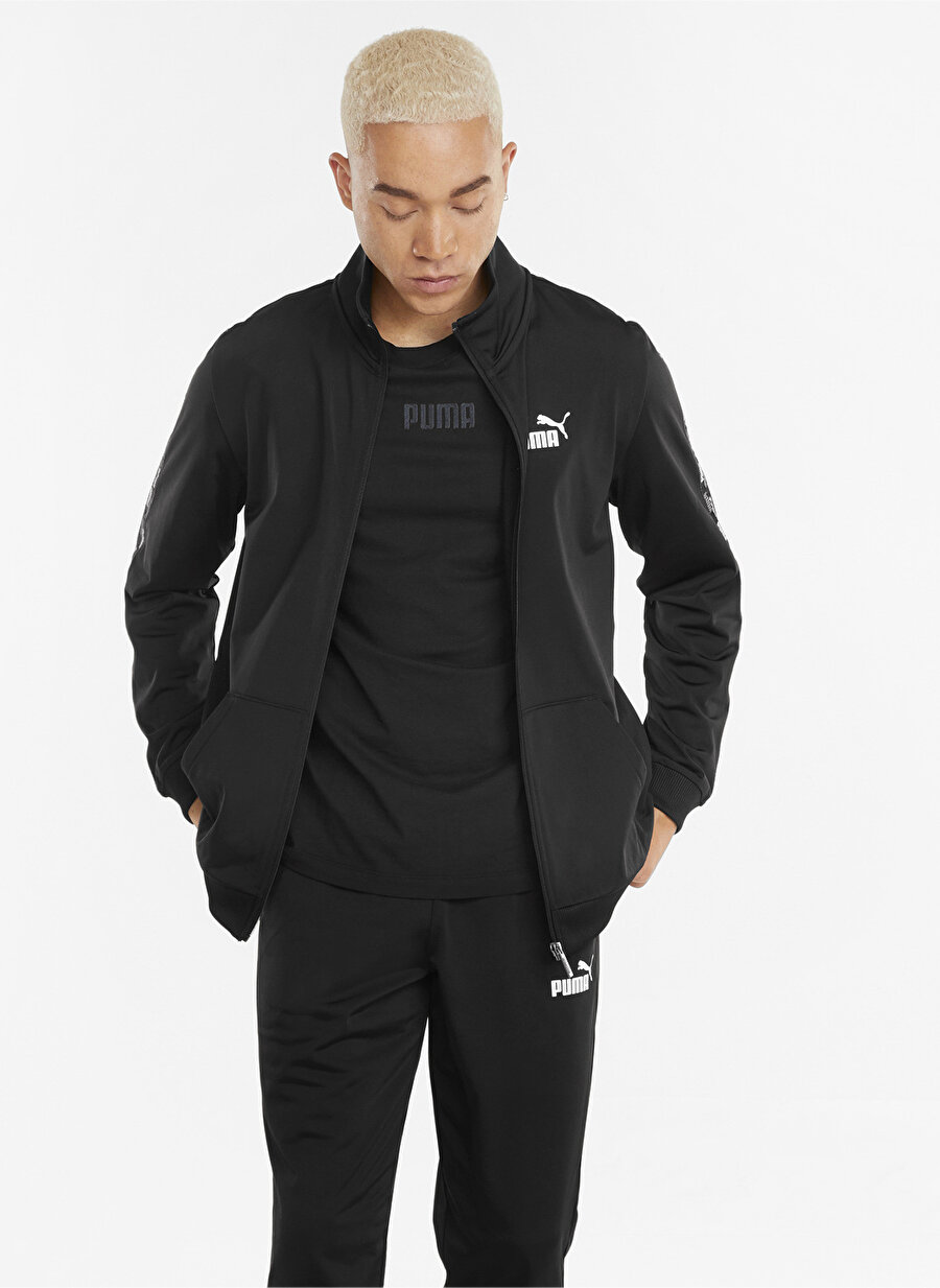 Puma Düz Siyah Erkek Esofman Takimi 84584501 BTS Poly Suit