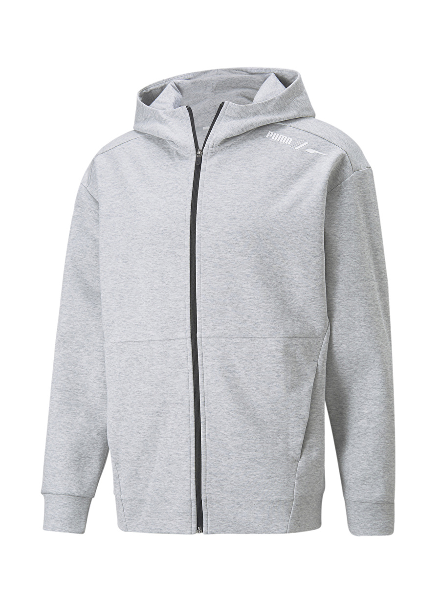 Puma Gri Erkek Kapüşonlu   Zip Ceket 84978004 RAD/CAL Full-Zip Hoodie