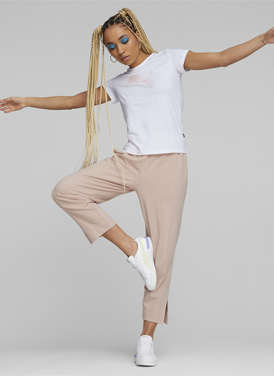 Puma Normal Pembe Kadın Eşofman Altı 84983347 HER High-Waist Pants