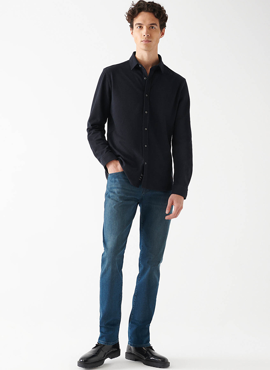 Mavi Normal Bel Slim Straight Erkek Denim Pantolon M0035182405_MARCUS