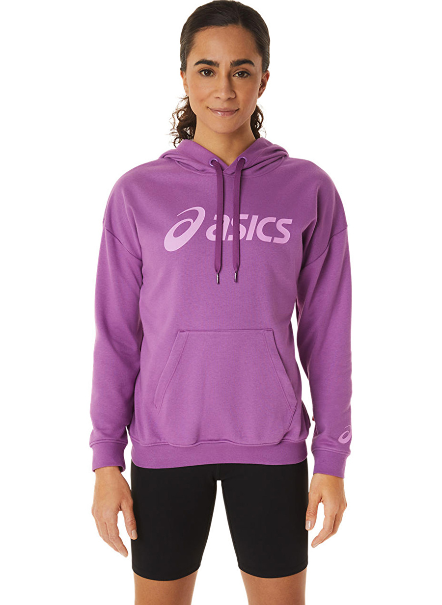 Asics Krem Kadın Sweatshirt 2032A990-505 BIG ASICS OTH HOODIE