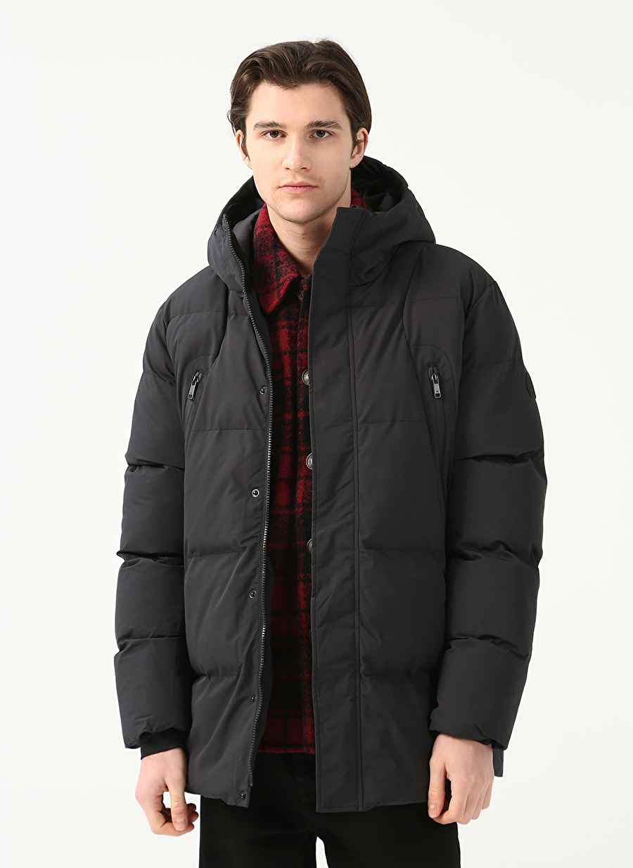 Only & Sons Koyu Gri Erkek Mont 22022287_ONSMUNO PUFFER COAT OTW