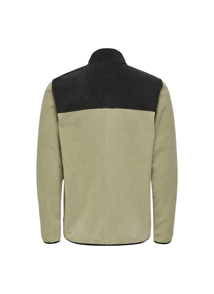 Only & Sons Bisiklet Yaka Gri Erkek Sweatshırt 22022624_ONSNIKOLAI REG HIGH NECK F