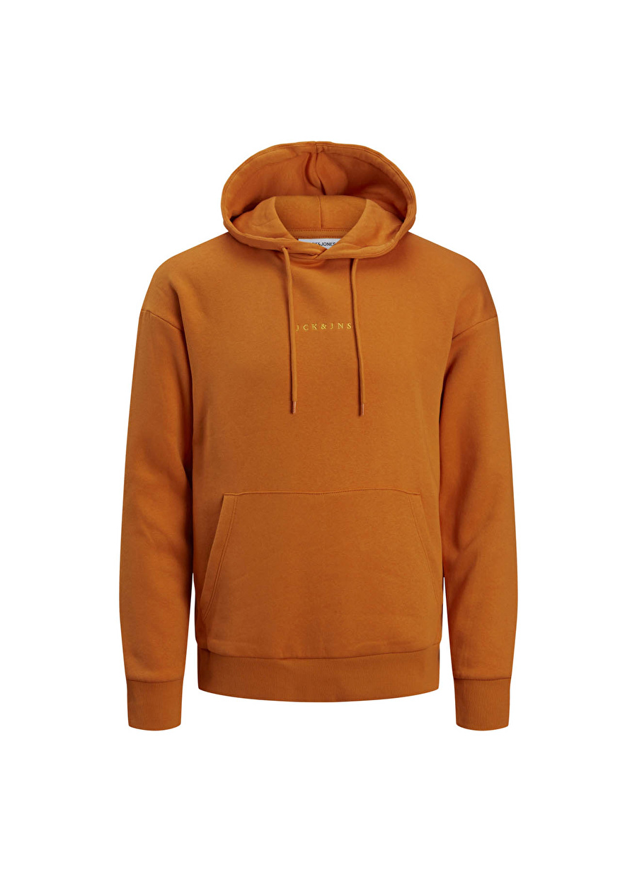 Jack & Jones Kapüşon Yaka Koyu Turuncu Erkek Sweatshırt 12211489_JJNEW STATE SWEAT HOOD