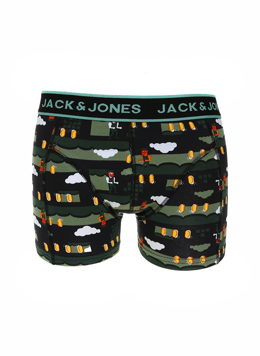 Jack & Jones Siyah Erkek Boxer 12225091_JACGAME TRUNK TRY