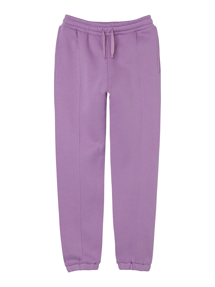 Lmtd Pembe Kız Çocuk Düz Eşofman Altı NLFKIM R SWEAT PANT W. PINTUCK