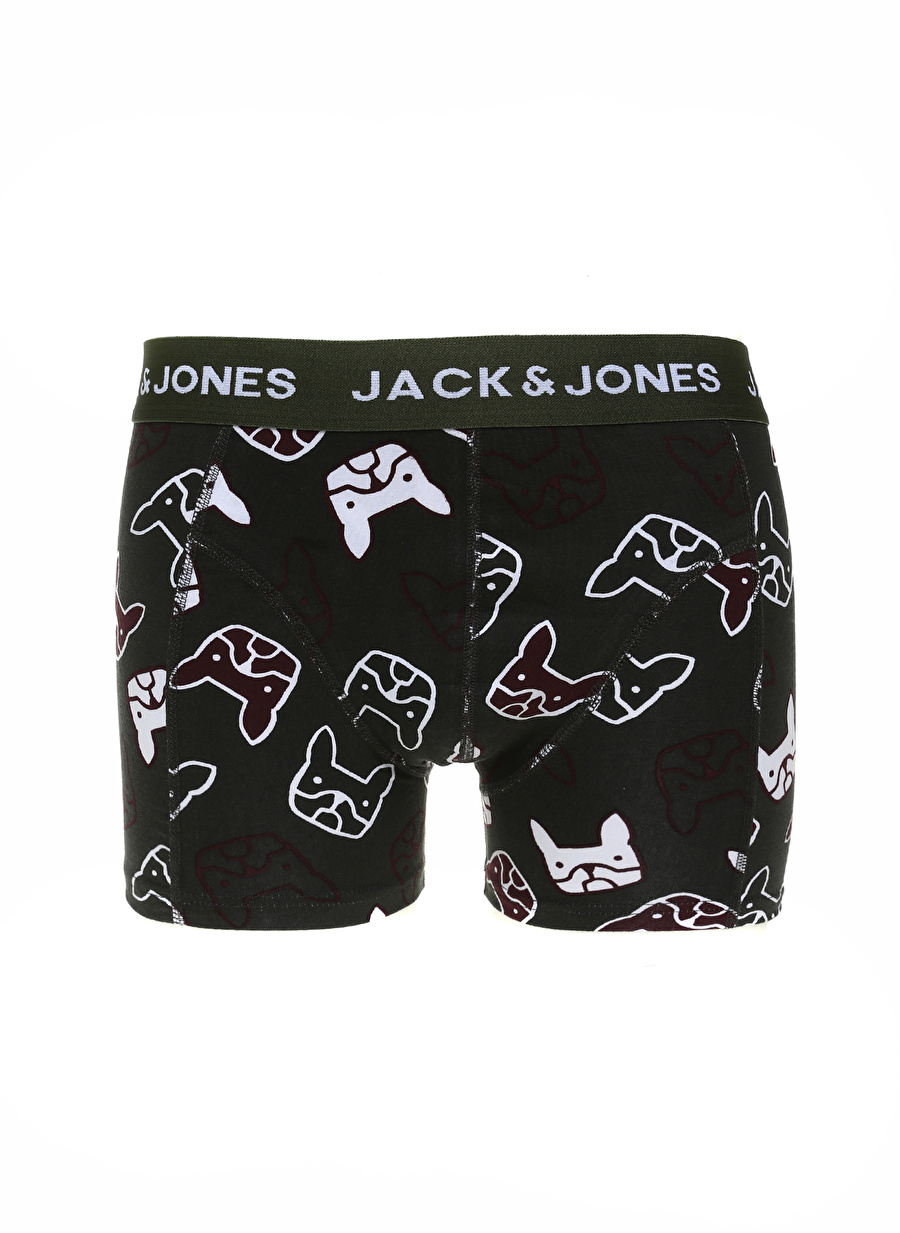 Jack & Jones Yeşil Erkek Boxer 12225104_JACHUGO DOG TRUNK TRY