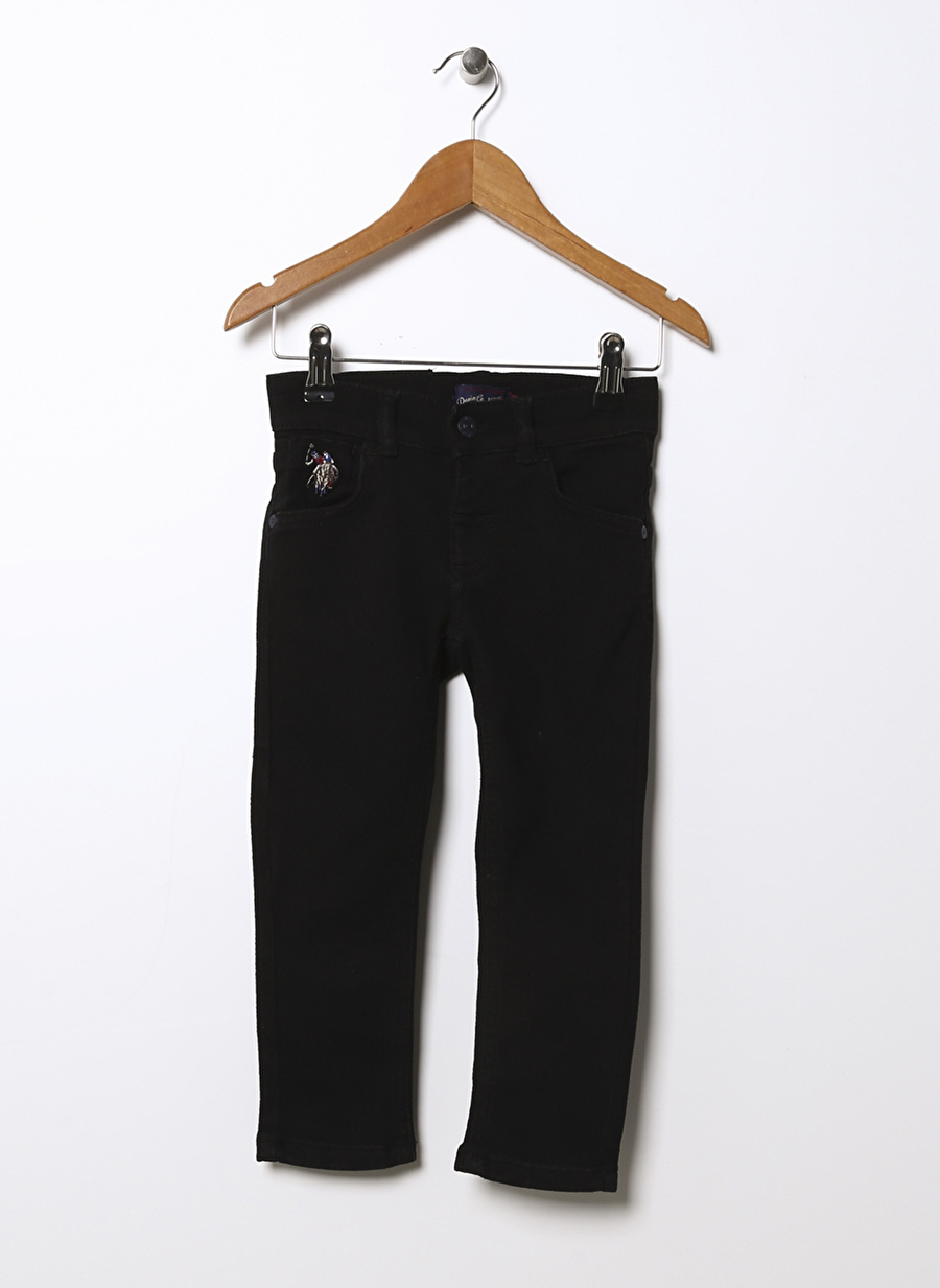 U.S. Polo Assn. Normal Bel Siyah Erkek Çocuk Denim Pantolon DIAGONKIDS22K-SYH