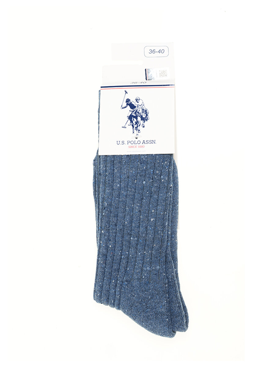 U.S. Polo Assn. Lacivert Kadın Çorap TEKLİ PAKET
